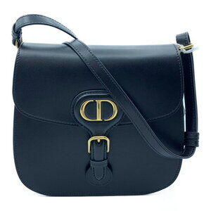 Dior BOBBY Shoulder Bag Calfskin Calf Leather Black